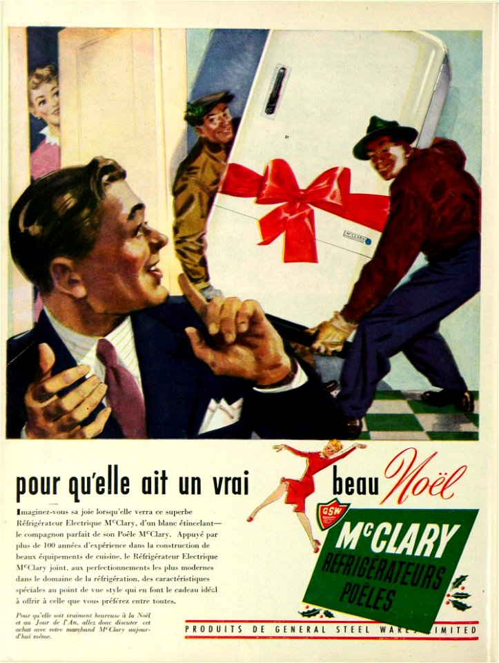 Réfrigérateurs et poêles McClary - General Steel Wares