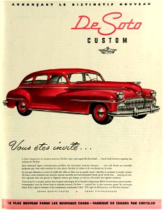 DeSoto Custom 1947, le plus nouveau parmi les nouveaux chars