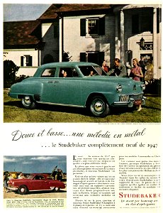 Douce et basse, une mélodie en métal - Studebaker 1947