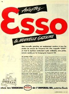 Adoptez Esso, la nouvelle gazoline - Imperial Oil