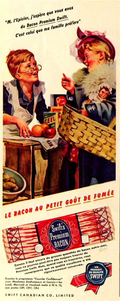 Le bacon au petit goût de fumée - Swift Canadian Co.