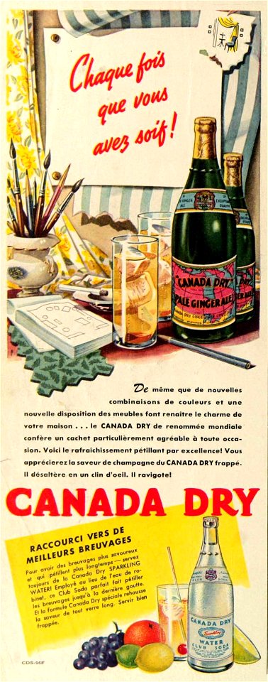 Chaque fois que vous avez soif! - Canada Dry