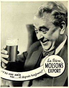T'es une amie toi... et depuis toujours - La bière Molson's Export photo