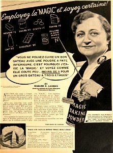Employez la &quot;Magic&quot; et soyez certaine - Magic Baking Powder
