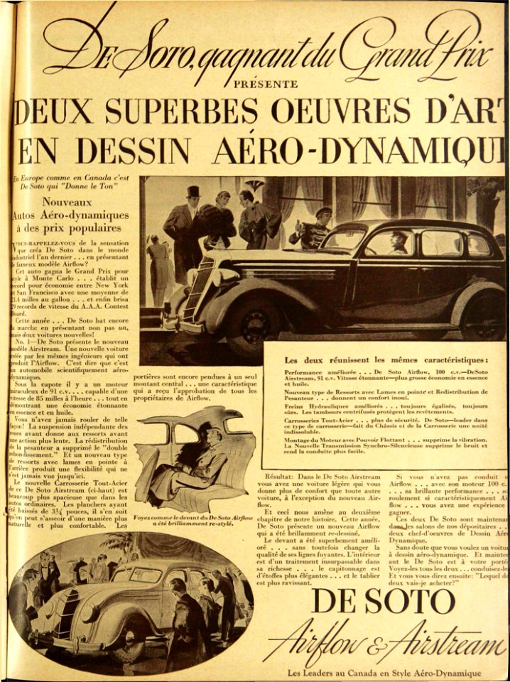 DeSoto Airflow & Airstream 1935