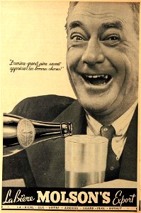 La bière Molson's Export, la bière que votre arrière-grand-père buvait