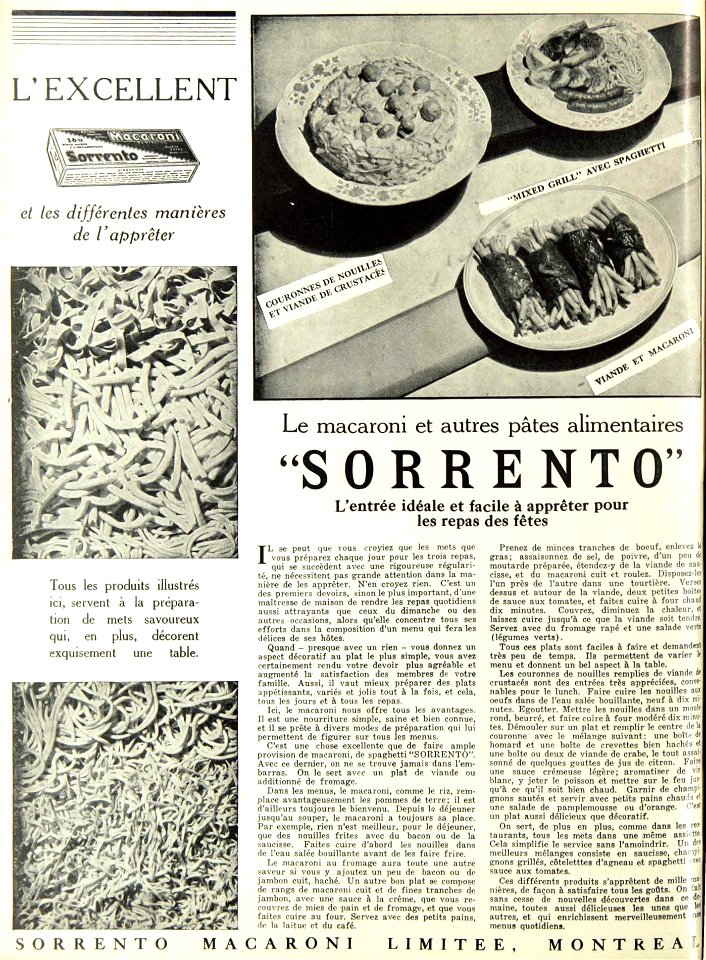 Sorrento Macaroni Limitée