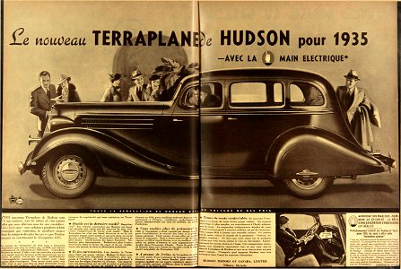 Le nouveau Terraplane de Hudson pour 1935 - Hudson Motors of Canada photo