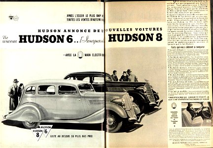 Hudson 6 & Hudson 8 - Hudson Motors of Canada photo