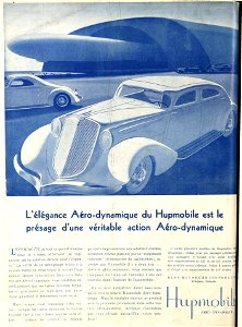 L'élégance Aéro-dynamique du Hupmobile - Hupp Motor Car Corporation