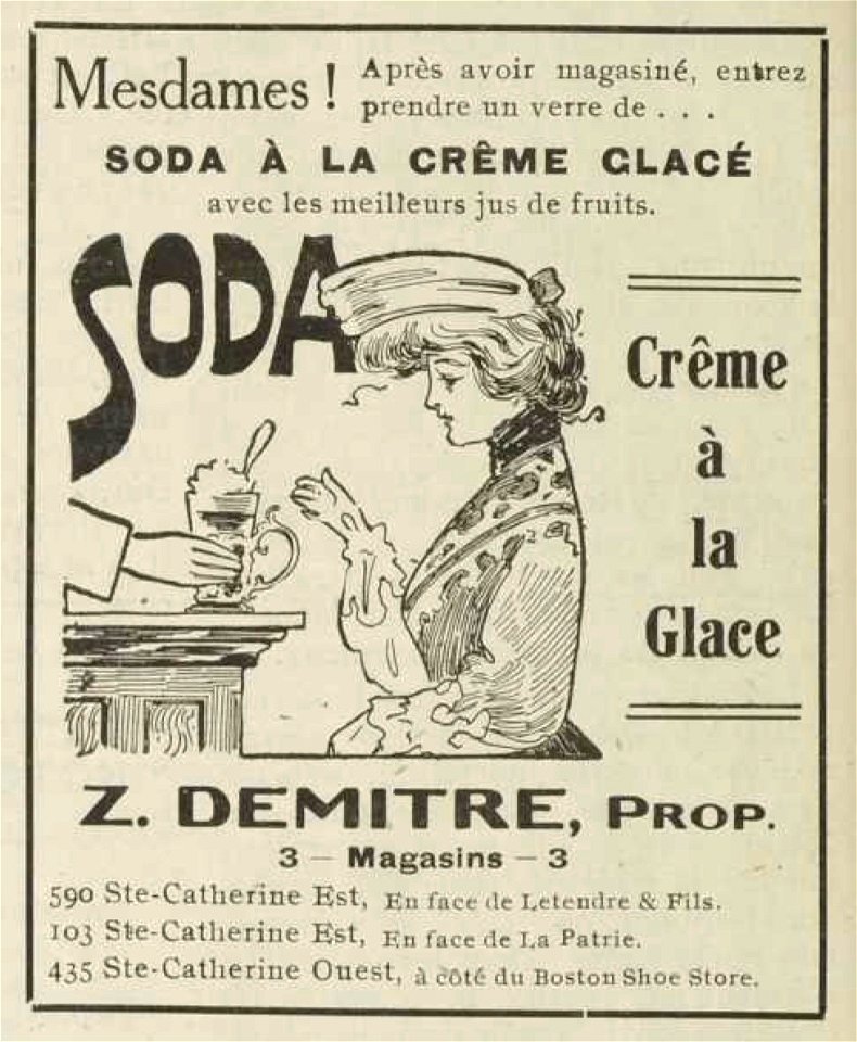 Soda à la crème glacé - Z. Demitre