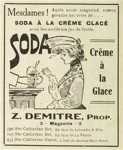 Soda à la crème glacé - Z. Demitre