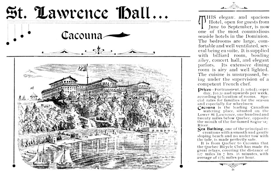 St-Lawrence Hall, Cacouna