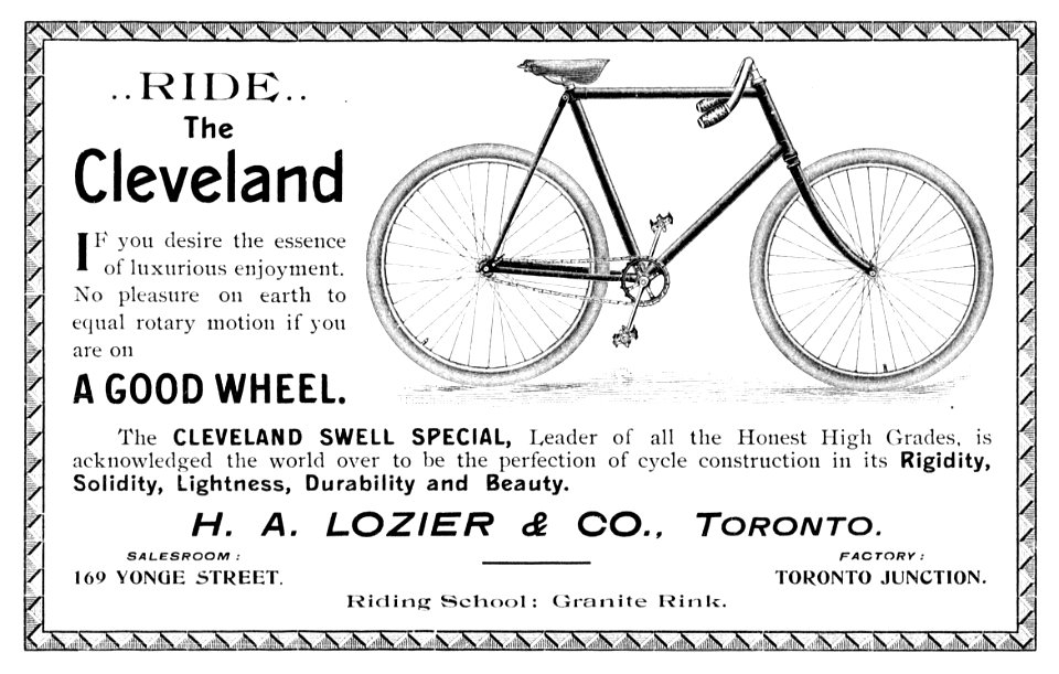 Ride the Cleveland - H. A. Lozier & Co.