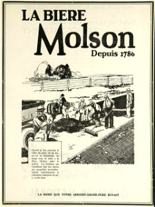 La bière Molson depuis 1786