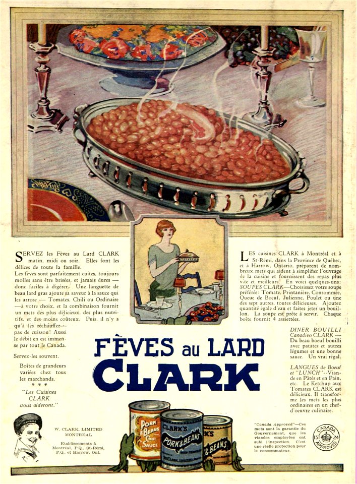 Fèves au lard Clark