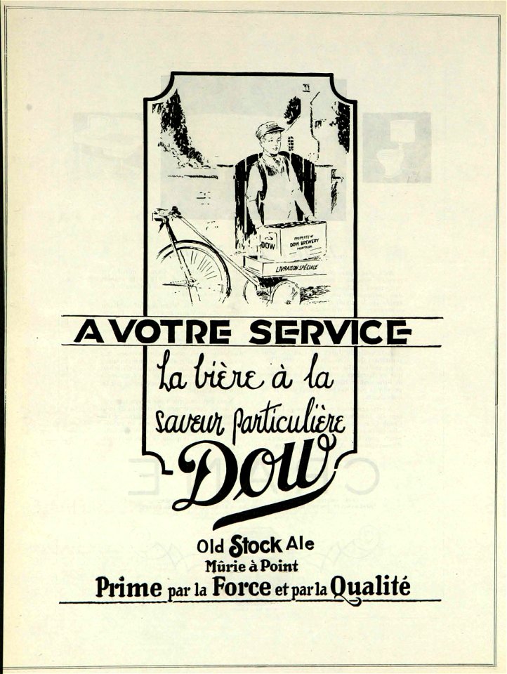 La bière à la saveur particulière Dow