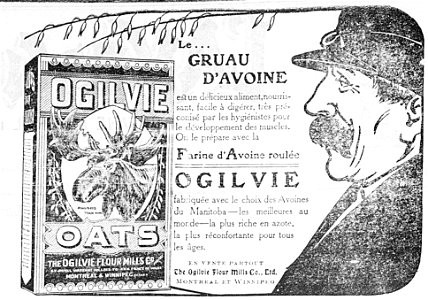 Le gruau d'avoine Ogilvie - The Ogilvie Flour Mills Co. photo