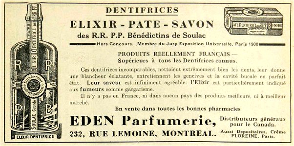Dentifrices Elixir - Eden Parfumerie
