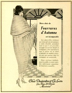 Fourrures d'automne - Chas Desjardins & Cie