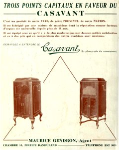 Phonographe Casavant