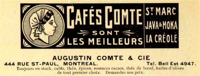 Cafés Comte - Augustin Comte & Cie photo