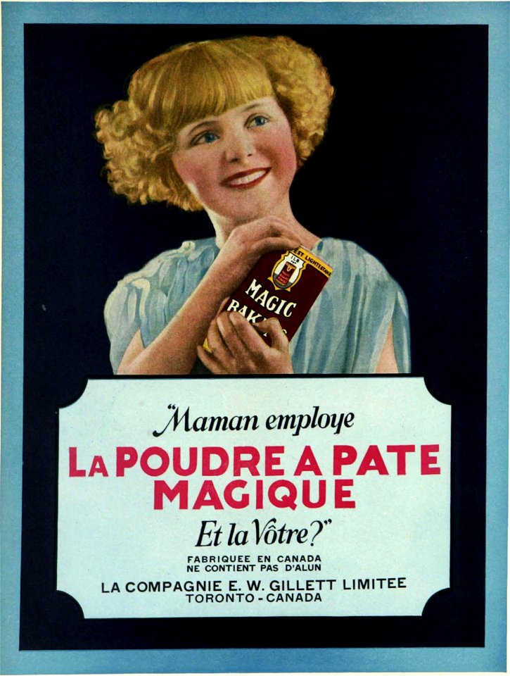 Maman employe la poudre à pâte Magic