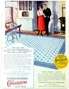 Carpettes artistiques en Congoleum Gold Seal - Congoleum Co. of Canada
