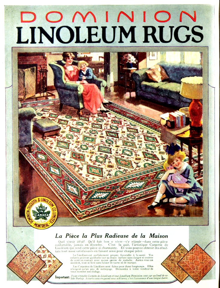 Linoleum Rugs – Dominion Oilcloth & Linoleum Co.
