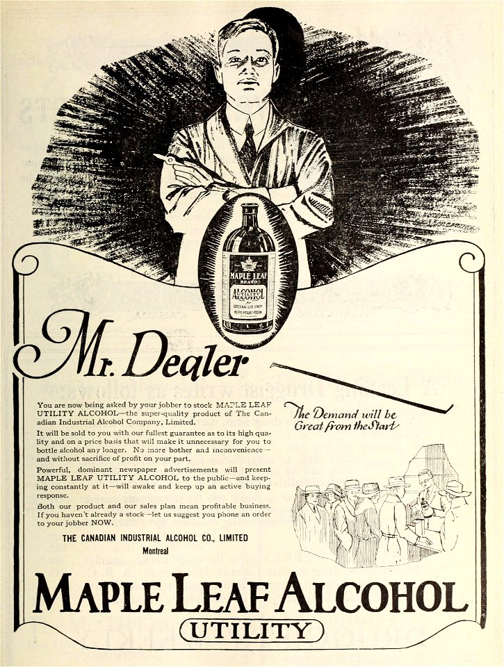 Maple Leaf Utility Alcohol - The Canadian Industrial Alcohol Co.