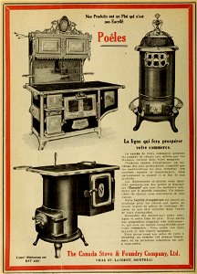 Poêles - The Canada Stove & Foundry Company