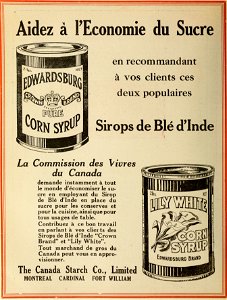 Sirops de Blé d'Inde - The Canada Starch Co.