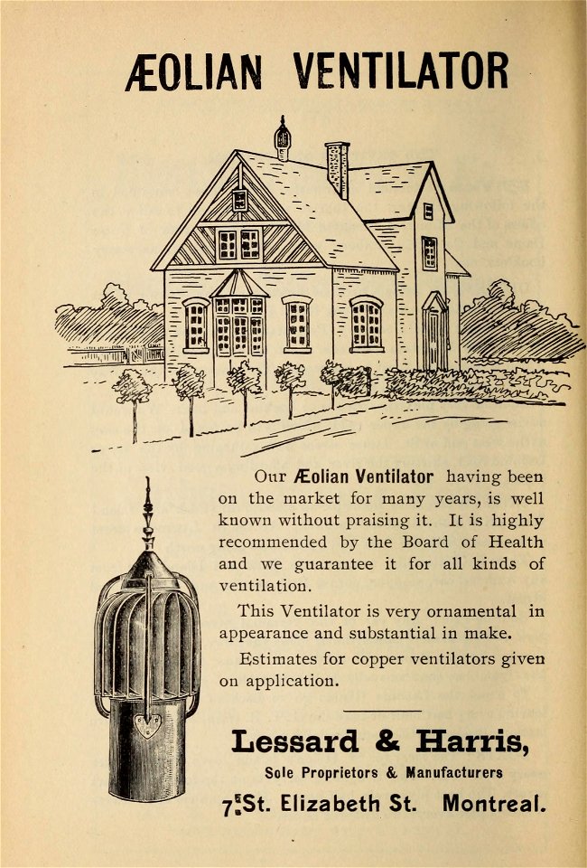 Aeolian Ventilator - Lessard & Harris