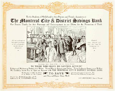 The Montreal City & District Savings Bank