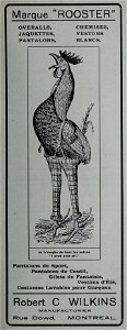 Marque "Rooster" - Robert C. Wilkins