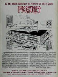 La Compagnie Paquet, la plus grande manufacture de fourrures de tout le Canada photo