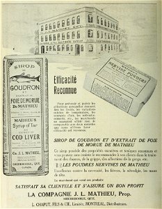 Sirop Mathieu & Poudres nervines de Mathieu - La compagnie J. L. Mathieu