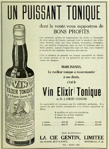 Vin Elixir Tonique du Dr. J.-Emery Coderre - La Cie Gentin photo