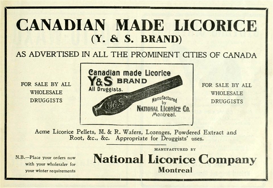Canadian Made Licorice - National Licorice Company