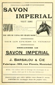 Savon Impérial - J. Barsalou & Cie photo