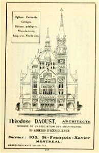 Théodose Daoust, architecte