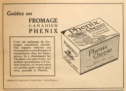 Fromage Canadien Phenix - Phenix Cheese Limited