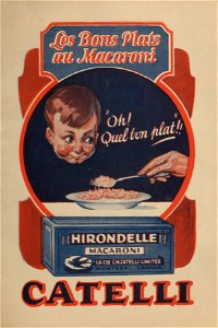 Les bons plats au macaroni Catelli