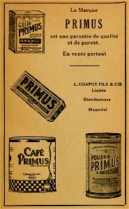 La marque Primus - L. Chaput et fils photo