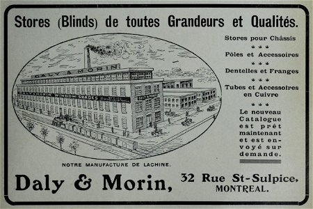 Stores de toutes grandeurs et qualités - Daly & Morin photo