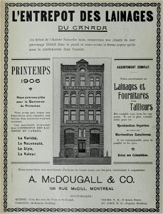 L'entrepôt des lainages du Canada - A. McDougall & Co. photo