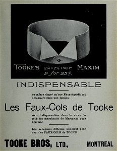 Les faux-cols de Tooke - Tooke Bros, Ltd. photo