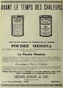 Poudre Messina - Henri Jonas & Cie