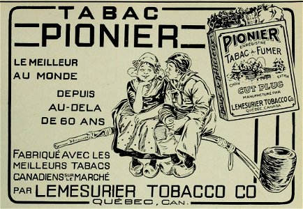 Tabac Pionier - Lemesurier Tobacco Co