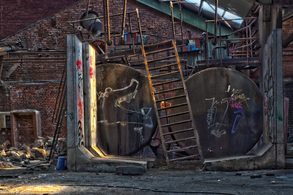 Abandoned old industry